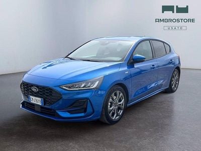 Usata Ford Focus ST-Line X 125 CV (91 kW) 2023 Desert island blue Berlina