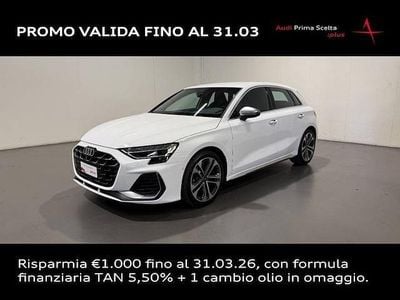 Usata Audi S3 Ambiente 333 CV (244 kW) 2024 Bianco arkona Berlina