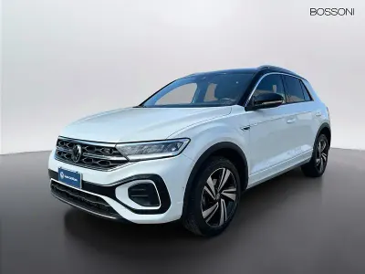 Usata VW T-Roc R-line 150 CV (110 kW) 2023 Bianco SUV