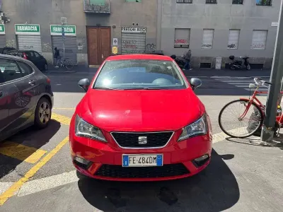 Usata Seat Ibiza CONNECT 75 CV (55 kW) 2016 Rosso Berlina