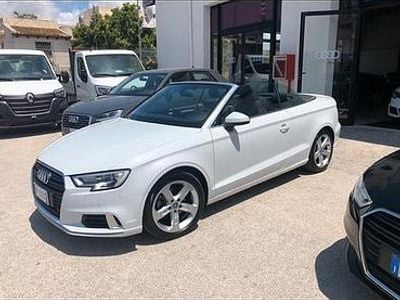 Usata Audi A3 Cabriolet 150 CV (110 kW) 2019 Bianco Cabrio