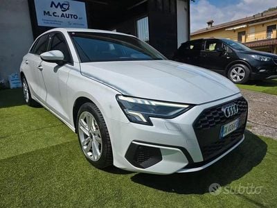 Usata Audi A3 Advanced Plus 116 CV (85 kW) 2022 Bianco Berlina