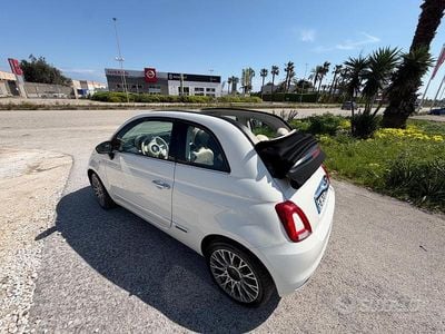 Usata Fiat 500C Lounge 69 CV (50 kW) 2016 Bianco Cabrio