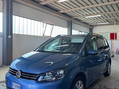 Usata VW Touran Comfortline 105 CV (77 kW) 2013 Blu Monovolume
