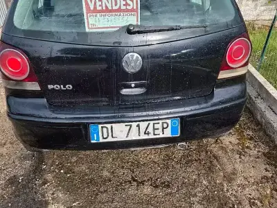 Usata VW Polo Trendline 54 CV (39 kW) 2007 Nero Utilitaria
