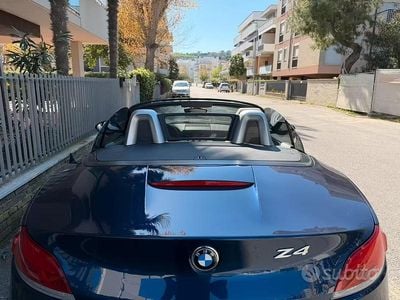 Usata BMW Z4 204 CV (150 kW) 2010 Blu Cabrio