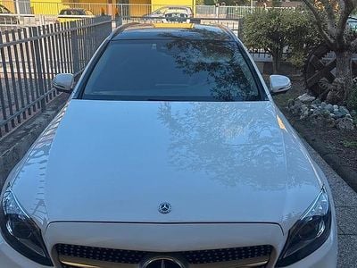 Usata Mercedes C220 170 CV (125 kW) 2019 Bianco Station wagon