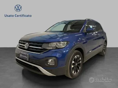 Usata VW T-Cross Style 110 CV (80 kW) 2023 Reef blue metallizzato SUV
