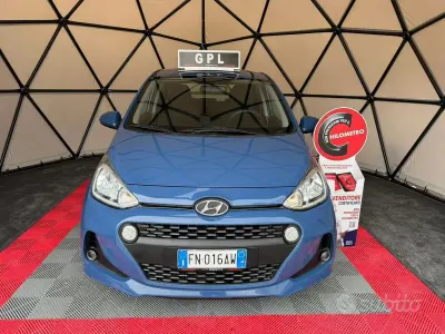 Usata Hyundai i10 67 CV (49 kW) 2017 Blu Utilitaria