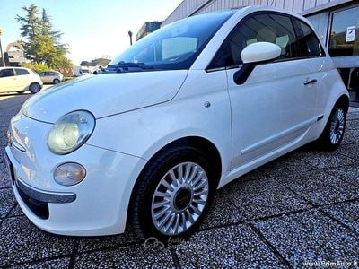 Usata Fiat 500 Lounge 69 CV (50 kW) 2009 Bianco Cabrio