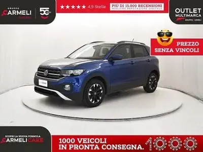 Usata VW T-Cross Style 95 CV (69 kW) 2020 Blu SUV