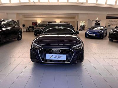 Usata Audi A3 S-Line 150 CV (110 kW) 2021 Blu/azzurro Berlina
