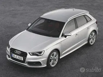 Usata Audi A3 Ambition 110 CV (80 kW) 2014 Bianco Berlina