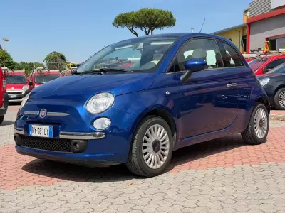 Usata Fiat 500 Lounge 69 CV (50 kW) 2009 Bluazzurro Cabrio