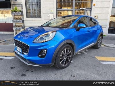 Second-hand Ford Puma Titanium 125 CP (91 kW) 2021 Albastru SUV