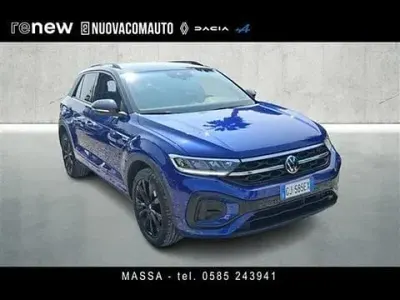 Usata VW T-Roc R-line 150 CV (110 kW) 2022 Blu SUV