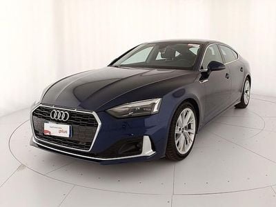 Usata Audi A5 Sportback Advanced Plus 204 CV (150 kW) 2022 Blu navarra metallizzato Utilitaria
