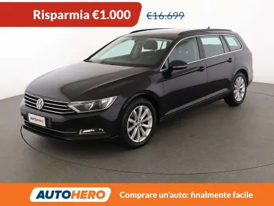 Usata VW Passat Business 150 CV (110 kW) 2016 Nero Station wagon