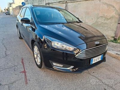 Usata Ford Focus Titanium 120 CV (88 kW) 2018 Nero Station wagon