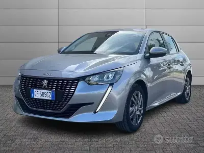 Usata Peugeot 208 Allure 101 CV (74 kW) 2021 Grigio Utilitaria