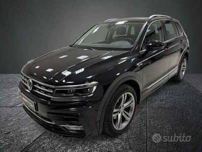 Usata VW Tiguan R-line 150 CV (110 kW) 2020 Nero SUV
