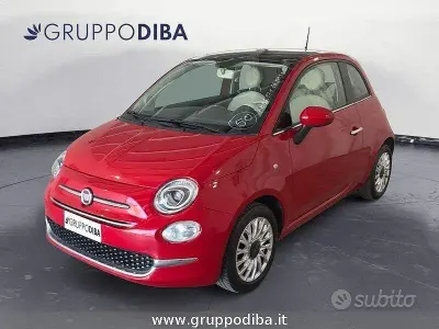 Begagnad Fiat 500 Lounge 69 HK (50 kW) 2016 Röd Sedan
