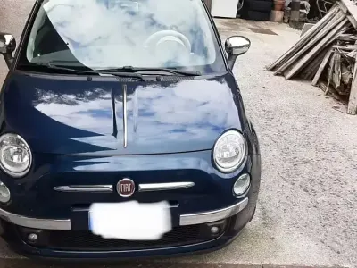 Usata Fiat 500C 69 CV (50 kW) 2013 Blu Cabrio
