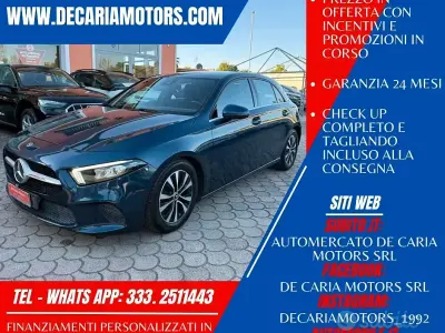 Usata Mercedes A180 Executive 116 CV (85 kW) 2019 Blu Berlina