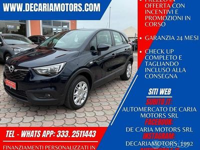 Usata Opel Crossland X 120 CV (88 kW) 2019 Blu SUV