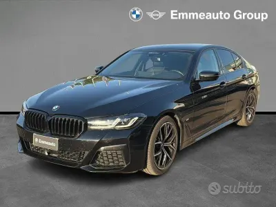 Usata BMW 520 M Sport 150 CV (110 kW) 2021 Nero Berlina