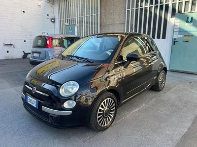 Usata Fiat 500 Lounge 75 CV (55 kW) 2009 Nero Cabrio