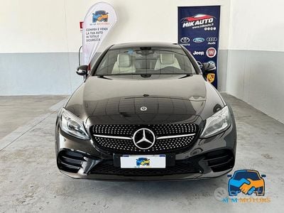 Usata Mercedes C220 Premium Plus 194 CV (142 kW) 2018 Nero Coupé