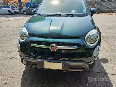 Usata Fiat 500X 140 CV (102 kW) 2016 Verde SUV