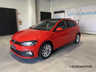 Usata VW Polo Highline 95 CV (69 kW) 2018 Rosso Berlina