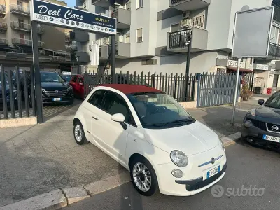 Begagnad Fiat 500C Lounge 85 HK (62 kW) 2011 Vit Cab