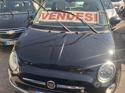 Usata Fiat 500 Lounge 75 CV (55 kW) 2009 Nero Cabrio