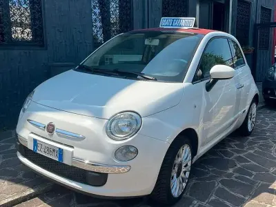 Usata Fiat 500C Lounge 69 CV (50 kW) 2015 Bianco Cabrio