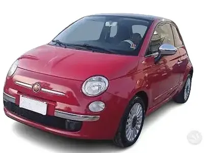 Usata Fiat 500 Lounge 69 CV (50 kW) 2009 Rosso Cabrio