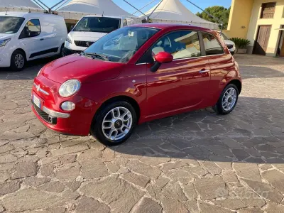 Usata Fiat 500 Lounge 69 CV (50 kW) 2009 Rosso Cabrio