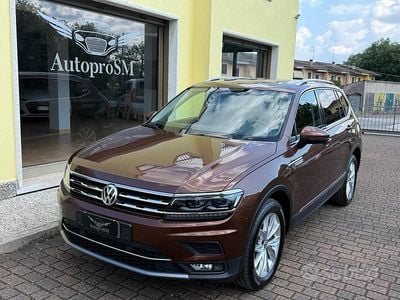 Usata VW Tiguan Allspace Advance 150 CV (110 kW) 2018 Marrone SUV