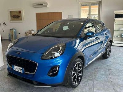 Usata Ford Puma Titanium S 120 CV (88 kW) 2021 Blu/azzurro SUV