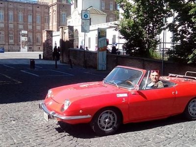 Usata Fiat 850 1970 Rosso Cabrio