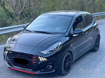 Usata Hyundai i10 N Line 90 CV (66 kW) 2024 Nero Utilitaria