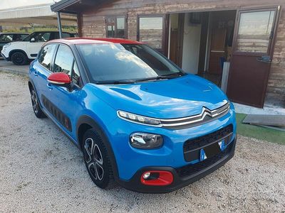 Usata Citroën C3 PureTech 82 CV (60 kW) 2018 Blu Utilitaria
