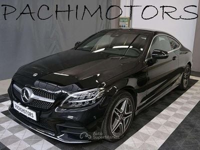 Usata Mercedes C180 Premium 184 CV (135 kW) 2021 Nero Coupé