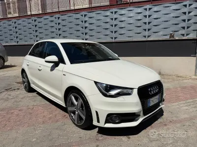 Usata Audi A1 S-Line 90 CV (66 kW) 2013 Bianco Utilitaria