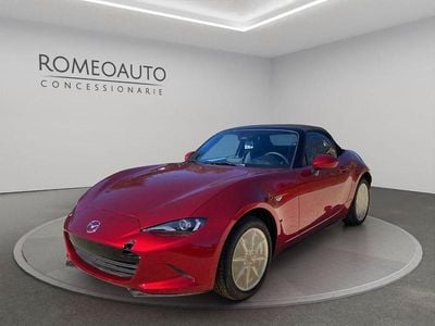 Nuova Mazda MX5 Exclusive-Line 132 CV (97 kW) 2025 Soul red crystal pastello Cabrio