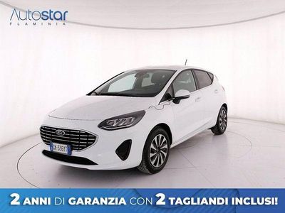 Usata Ford Fiesta Titanium 75 CV (55 kW) 2022 Bianco Berlina