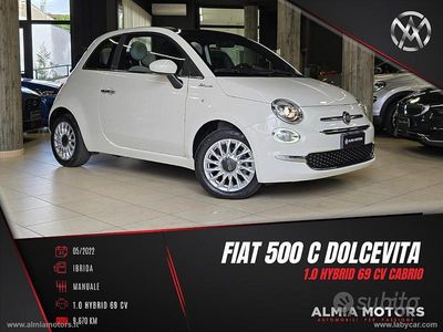 Usata Fiat 500C Dolcevita 70 CV (51 kW) 2022 Bianco Cabrio