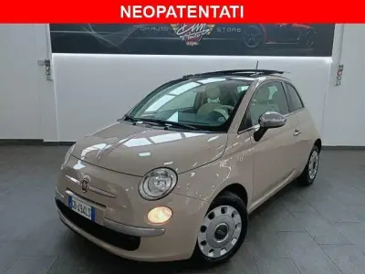 Usata Fiat 500 Lounge 69 CV (50 kW) 2013 Beige Utilitaria